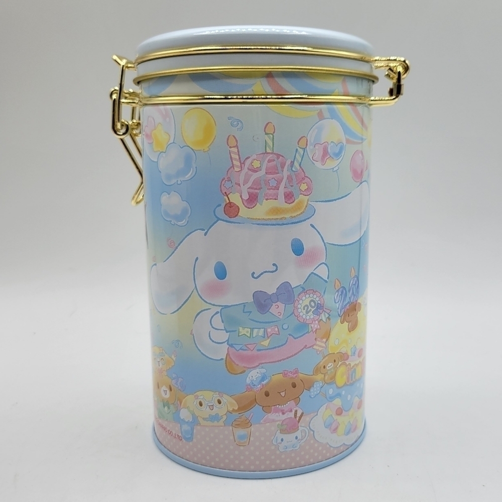 Sanrio Cinnamoroll Birthday Party Celebration Tin Container Puroland